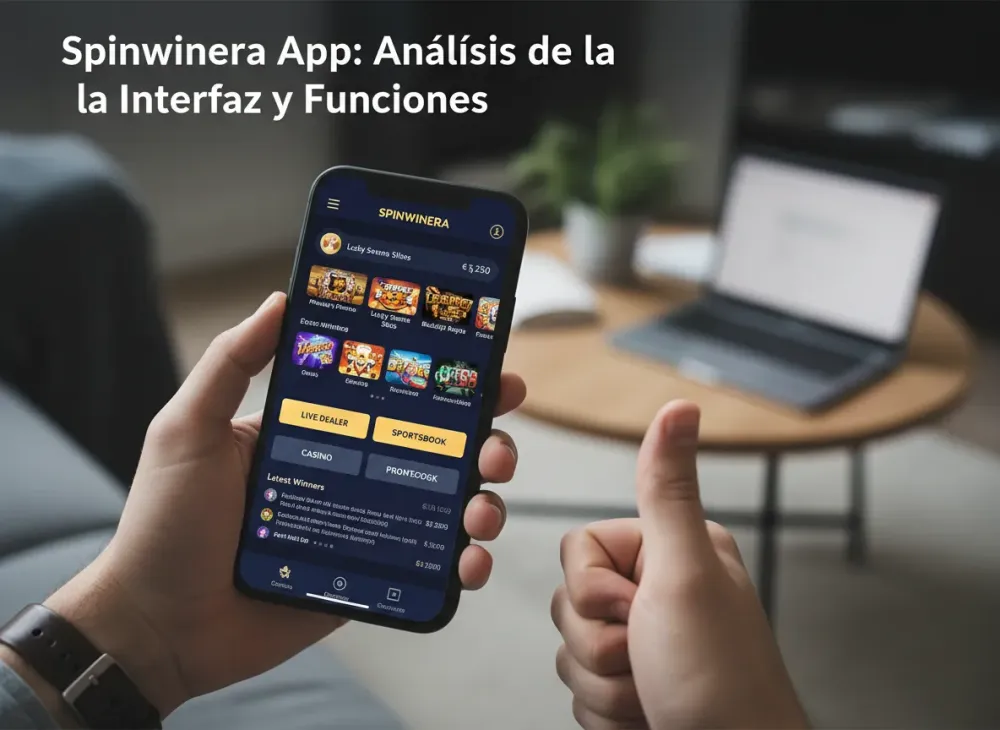 Spinwinera app análisis de la interfaz y funciones